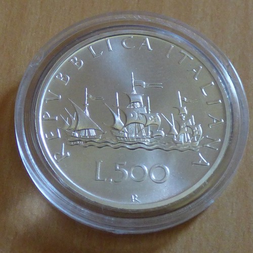 Italy 500 lira 1999 - italy, columbus