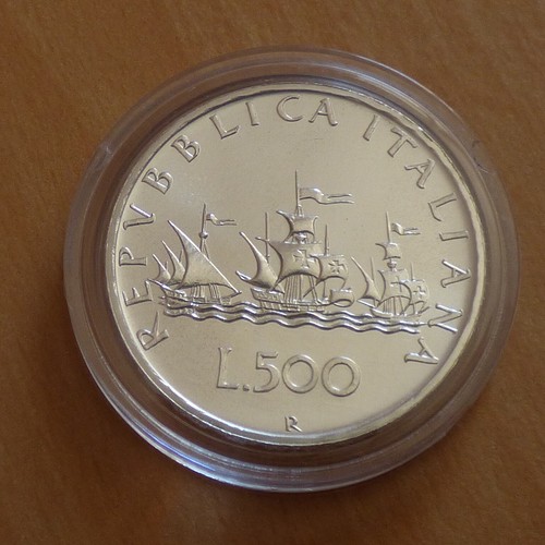 Italy 500 lira 1989 columbus - italy,